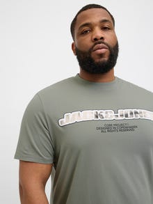 Jack & Jones Plus Size T-shirts -Shadow - 12282153