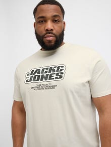 Jack & Jones Plus Size Camiseta -Sweet Corn - 12282153