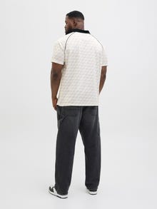 Jack & Jones Plius Polo -Cloud Dancer - 12282169