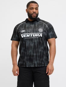 Jack & Jones Plus Size Polo shirt -Black - 12282169