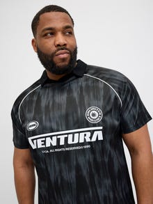 Jack & Jones Plus Size Polo shirt -Black - 12282169