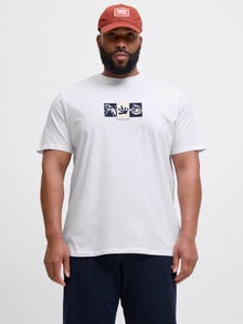 Jack & Jones Plus Size T-shirt -Bright White - 12282184