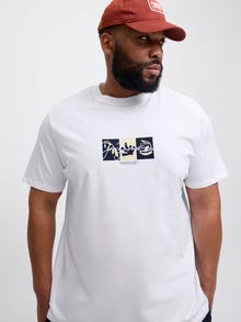 Jack & Jones Plus Size T-shirt -Bright White - 12282184