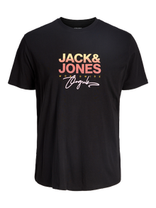 Jack & Jones Plus Size T-shirt -Black - 12282185