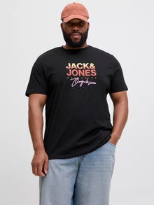 Jack & Jones Plus Size T-shirt -Black - 12282185