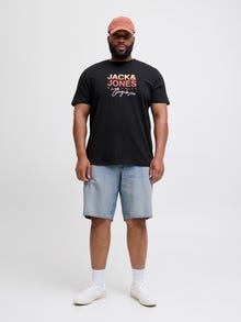 Jack & Jones Plus Size T-shirt -Black - 12282185