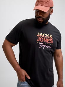 Jack & Jones Plus Size T-shirt -Black - 12282185