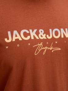 Jack & Jones Plus Size T-shirt -Arabian Spice - 12282185