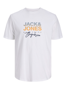 Jack & Jones μπλουζάκι -Bright White - 12282185