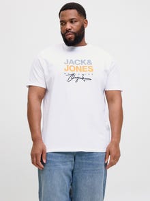 Jack & Jones Plus Size T-shirts -Bright White - 12282185