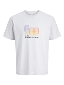 Jack & Jones Plus Size T-shirt -Gray Dawn - 12282190