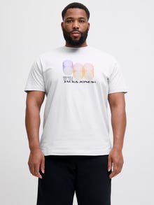 Jack & Jones Plus Size T-shirt -Gray Dawn - 12282190