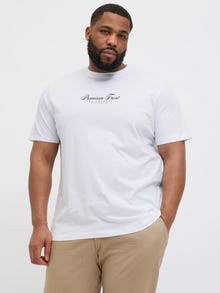 Jack & Jones Plus Size T-shirt -Bright White - 12282196