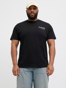 Jack & Jones Plus Size T-shirt -Black - 12282196