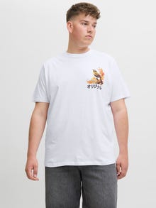Jack & Jones Plus T-shirt -Bright White - 12282197