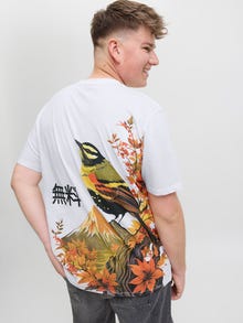 Jack & Jones Plus T-shirt -Bright White - 12282197