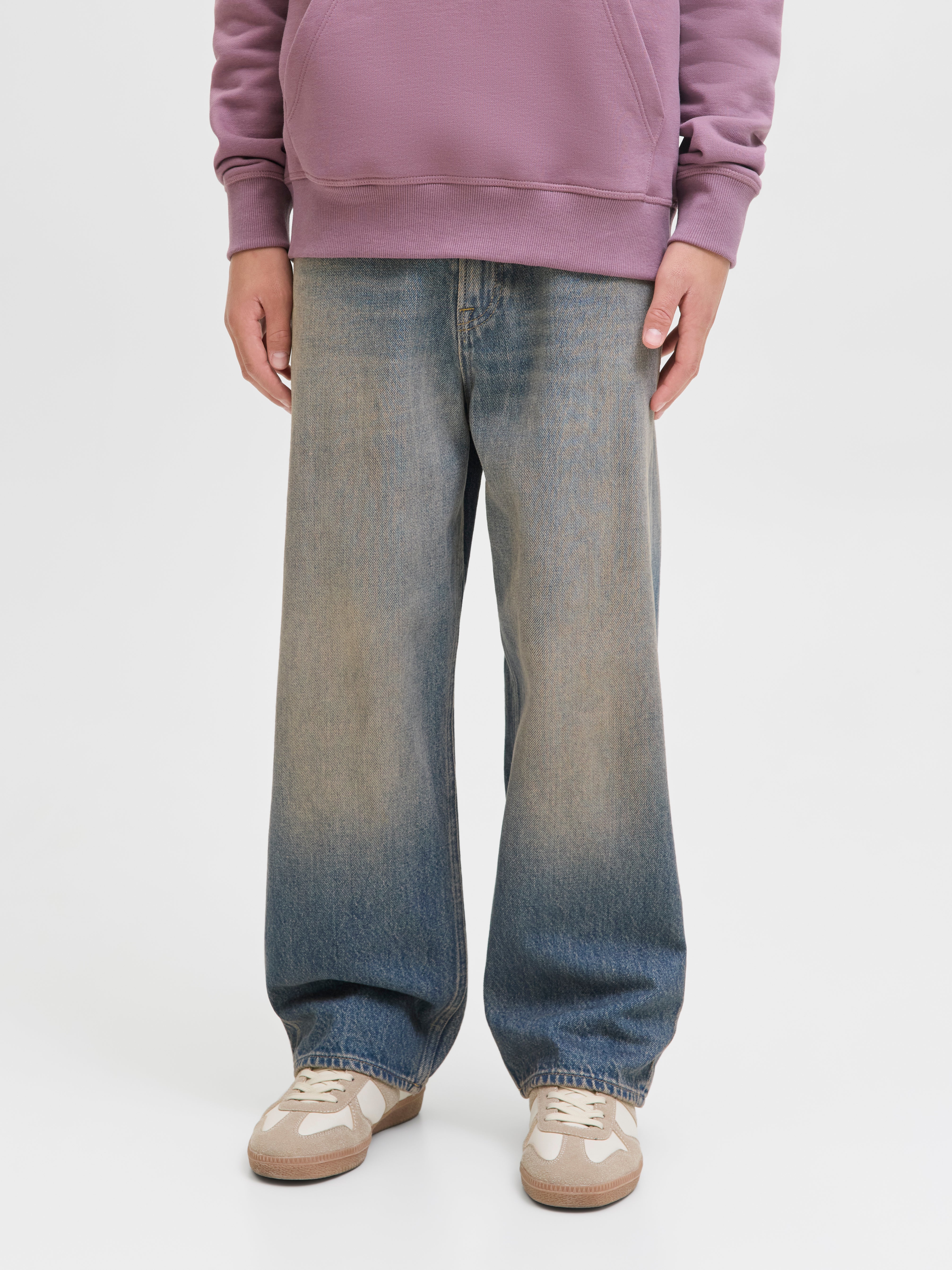 Thumbnail - Jjialex Jjoriginal Akm 639 Sn Jnr Baggy Fit Jeans Junior