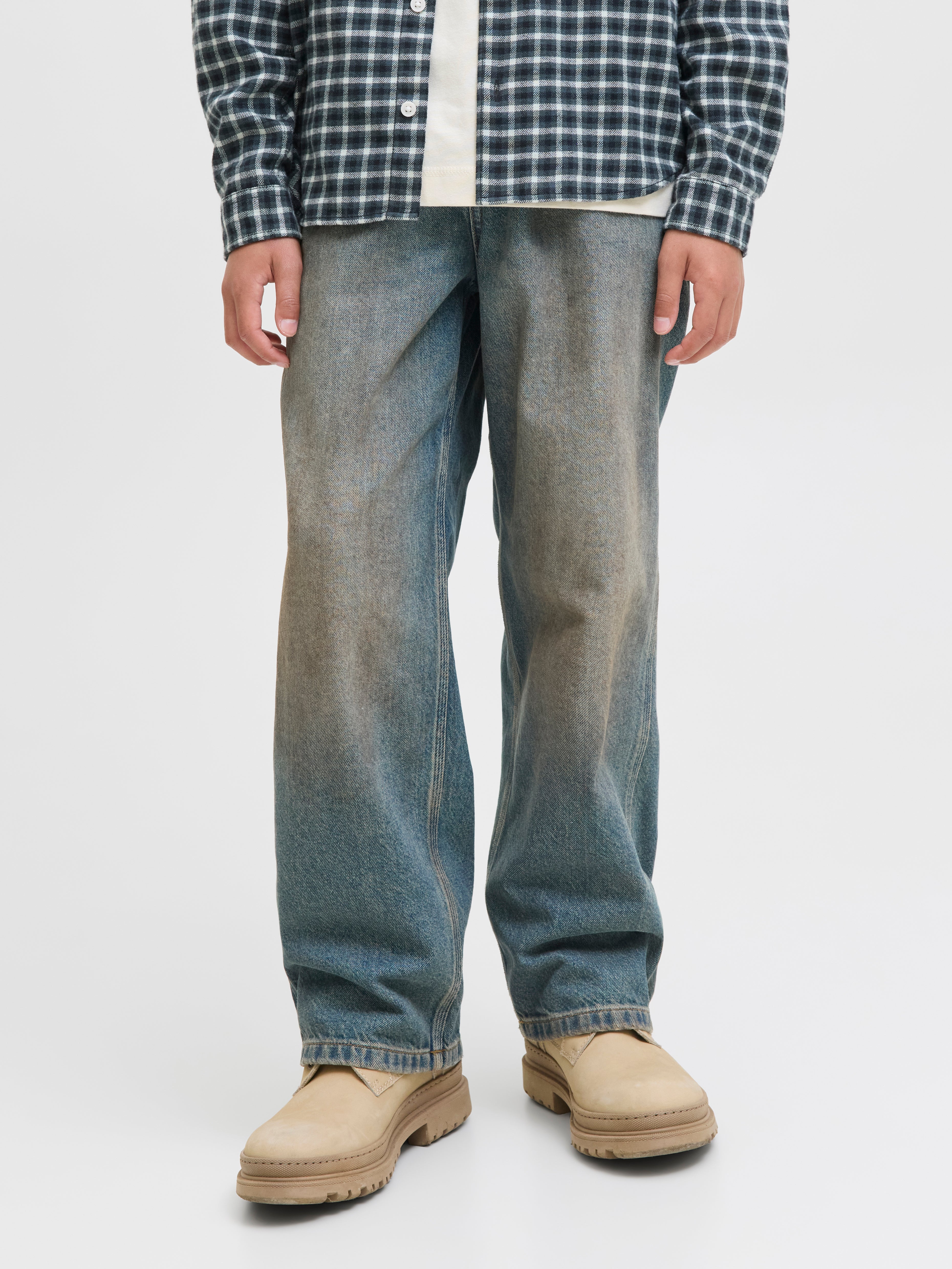 Jjialex Jjicarpenter Sq 472 Jnr Baggy Fit Jeans Junior