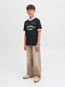 Jack & Jones JJIRON JJORIGINAL SQ 072 JNR Extra baggy fit jeans Junior -Black Denim - 12282243