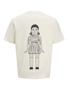 Jack & Jones squid game Camiseta Estampado -Antique White - 12282261