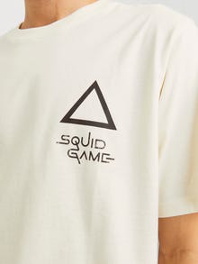 Jack & Jones squid game Camiseta Estampado -Antique White - 12282261