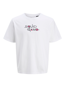 Jack & Jones Tryck T-shirt -Bright White - 12282261