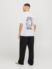 Jack & Jones Tryck T-shirt -Bright White - 12282261