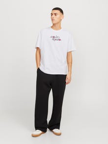 Jack & Jones Tryck T-shirt -Bright White - 12282261