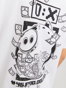 Jack & Jones Tryck T-shirt -Bright White - 12282261
