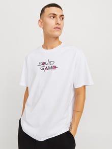 Jack & Jones Tryck T-shirt -Bright White - 12282261