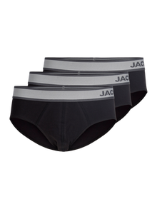 Jack & Jones 3-balení Slipy -Black - 12282264