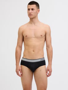 Jack & Jones 3-balení Slipy -Black - 12282264