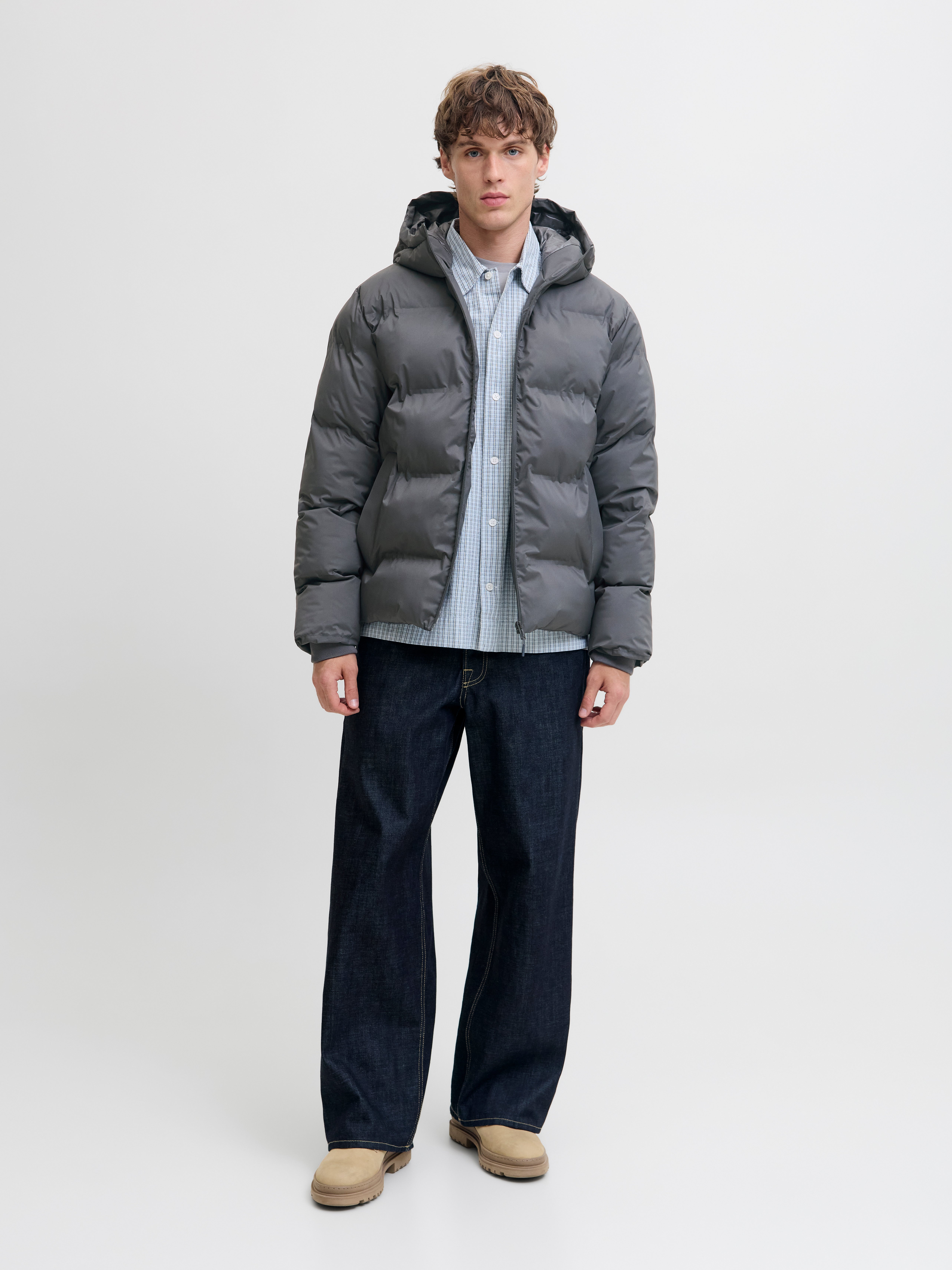 Puffer jacket Dark Grey Jack Jones®