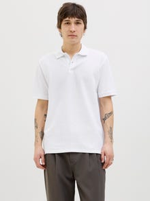 Jack & Jones Paquete de 2 Polo Liso Decote aberto -White - 12282373