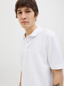 Jack & Jones 2-pack Plain Polo -White - 12282373