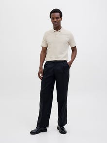 Jack & Jones Paquete de 2 Polo Liso Cuello italiano -Moonbeam - 12282373