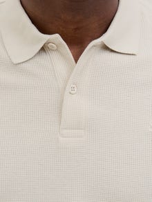 Jack & Jones Paquete de 2 Polo Liso Cuello italiano -Moonbeam - 12282373