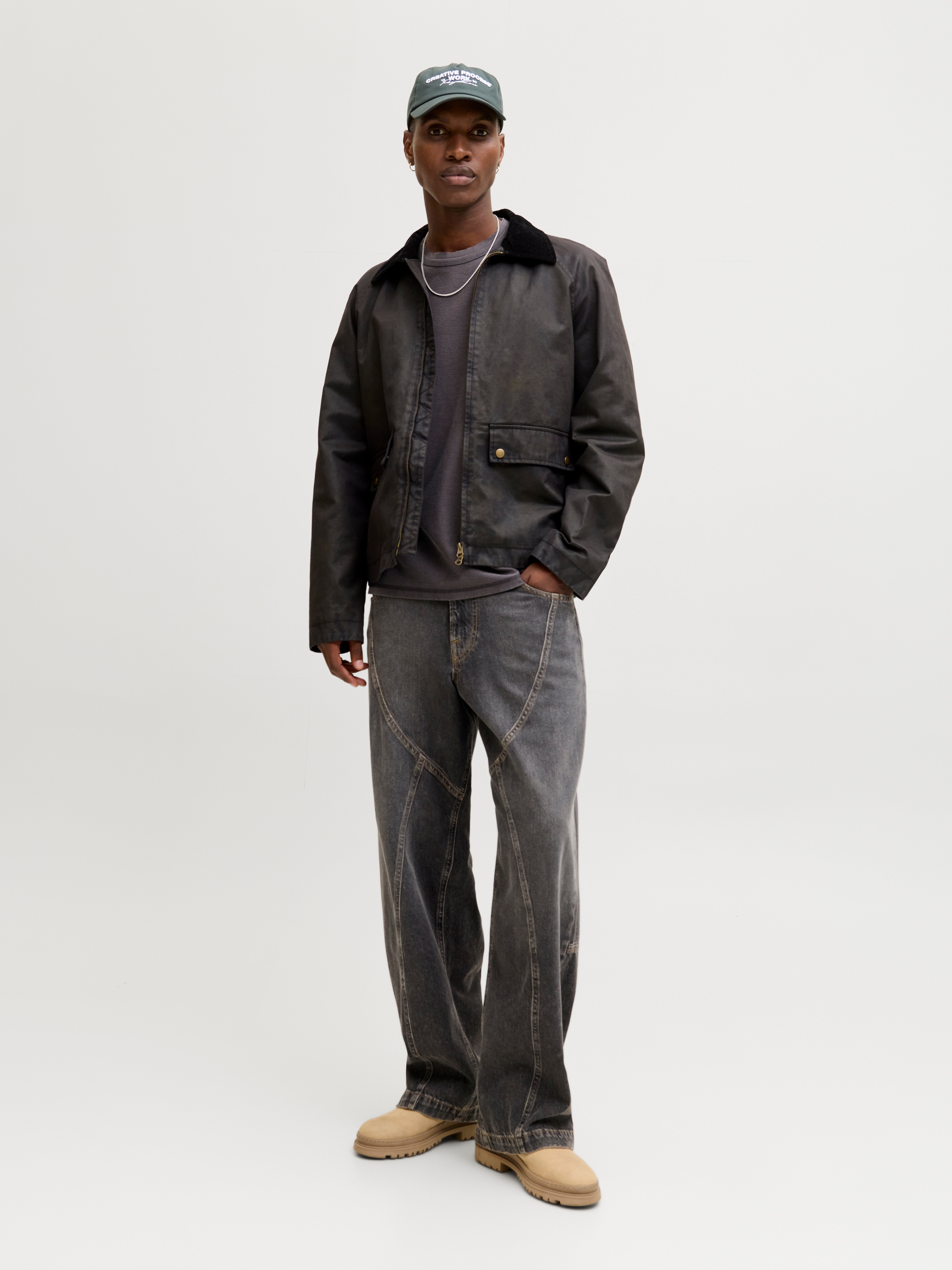 Thumbnail - Jjidave Jjonyx Sq 935 Ln Wide Fit Jeans