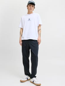 Jack & Jones Avsmalnande passform Byxor med morotspassform -Dark Navy - 12282533