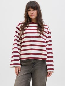 JJXX JXLONA Longsleeved T-shirt -Cabernet - 12282544