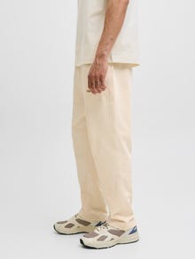 Jack & Jones Relaxed Fit Παντελόνι με χαλαρή εφαρμογή -Antique White - 12282553