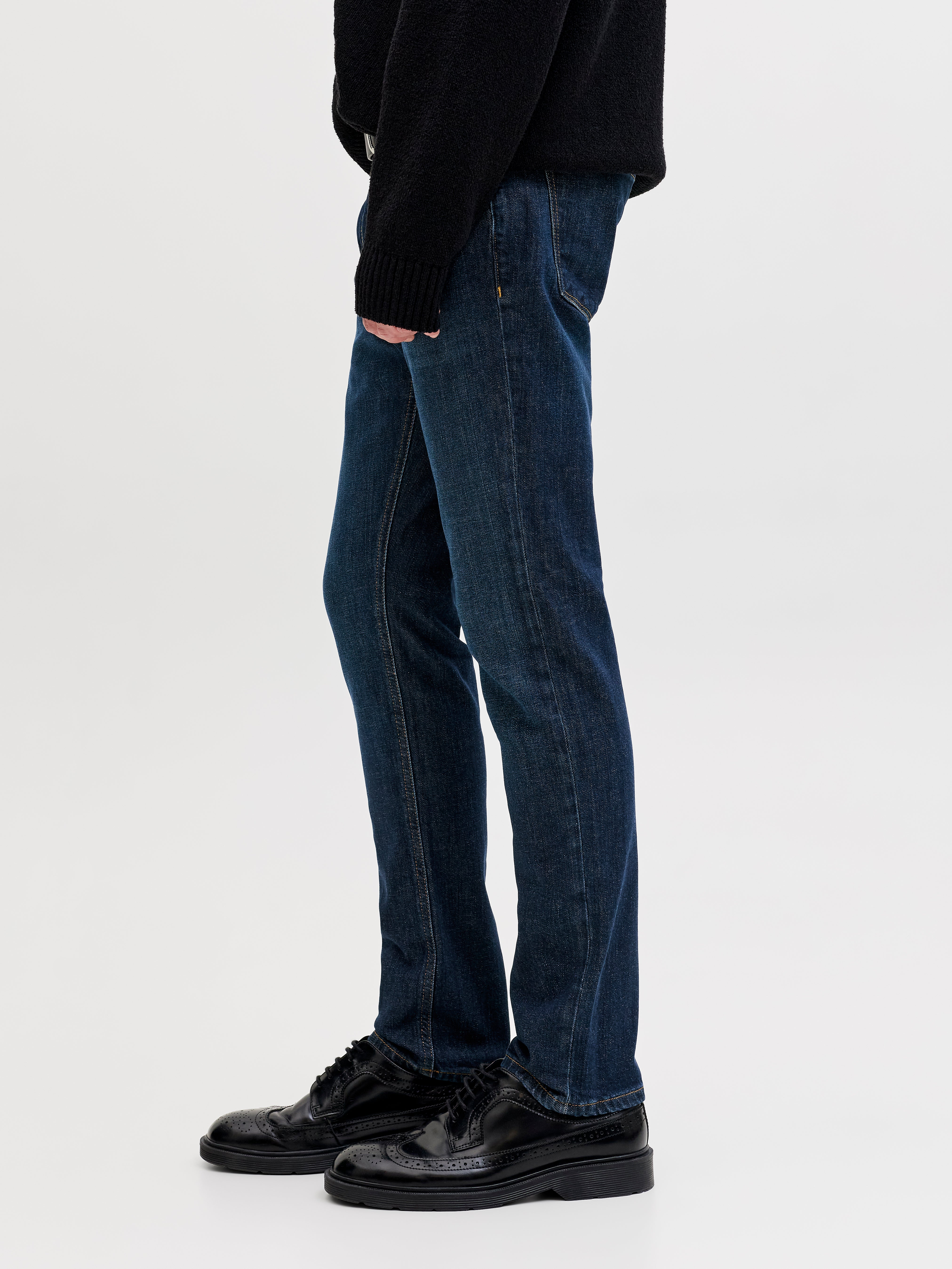 JJIGLENN JJEVAN JOS 296 SN Slim fit jeans | Medium Blue | Jack