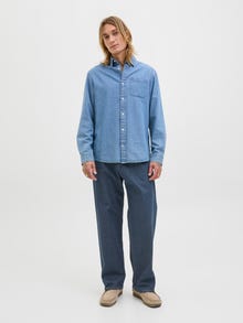 Jack & Jones JJIALEX JJCLASSIC JJ 651 LN Φαρδύ τζιν -Blue Denim - 12282591