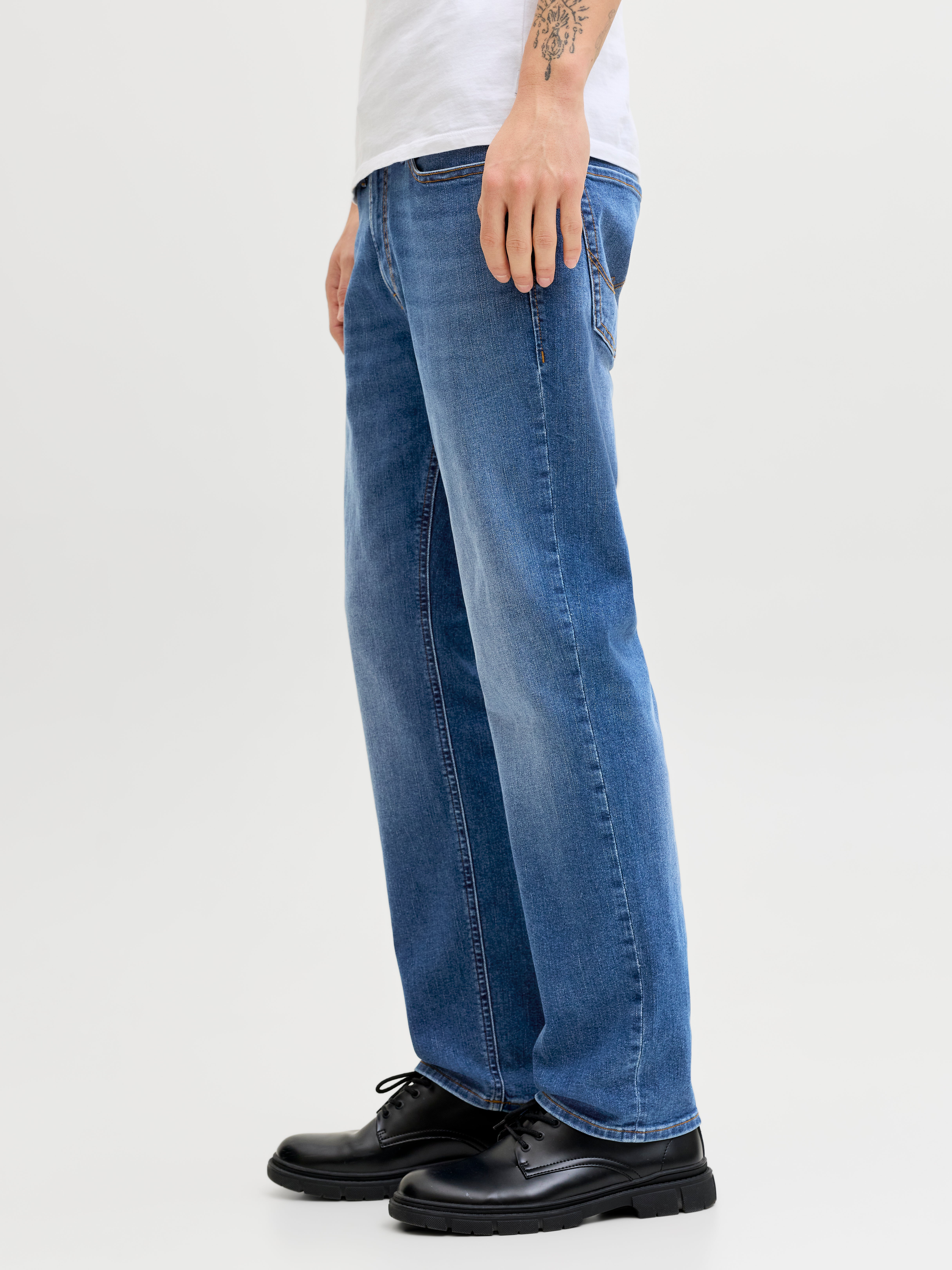 JACK & JONES JJIGLENN JJORIGINAL SQ 223 Slim Fit Jeans, Denim Blauw, 32W / 34L JACK & JONES JJIGLENN JJORIGINAL SQ 223 Slim Fit Jeans, Denim Blauw, 32W / 34L