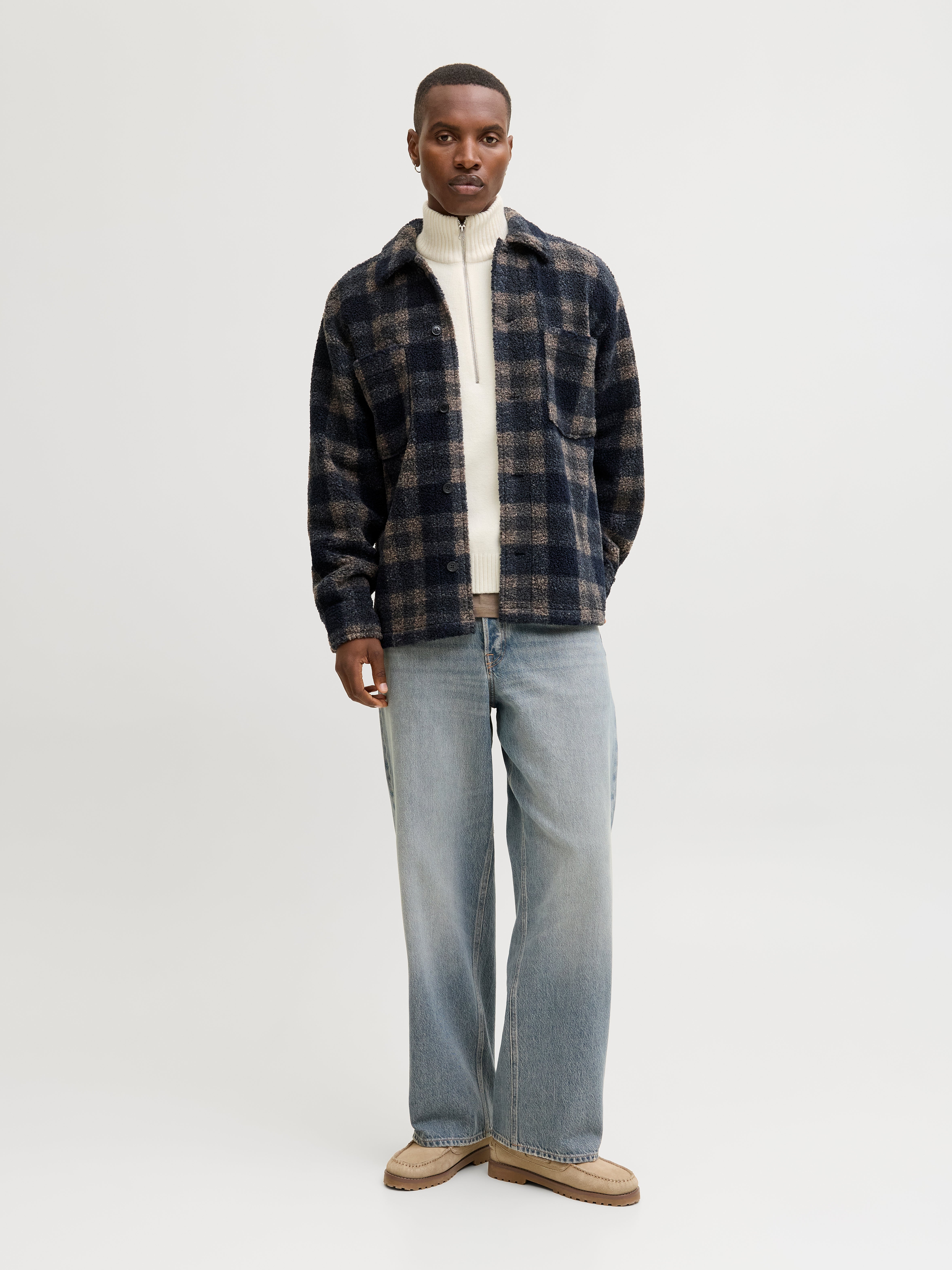 Thumbnail - Sweatshirt Mit Halbem Reißverschluss