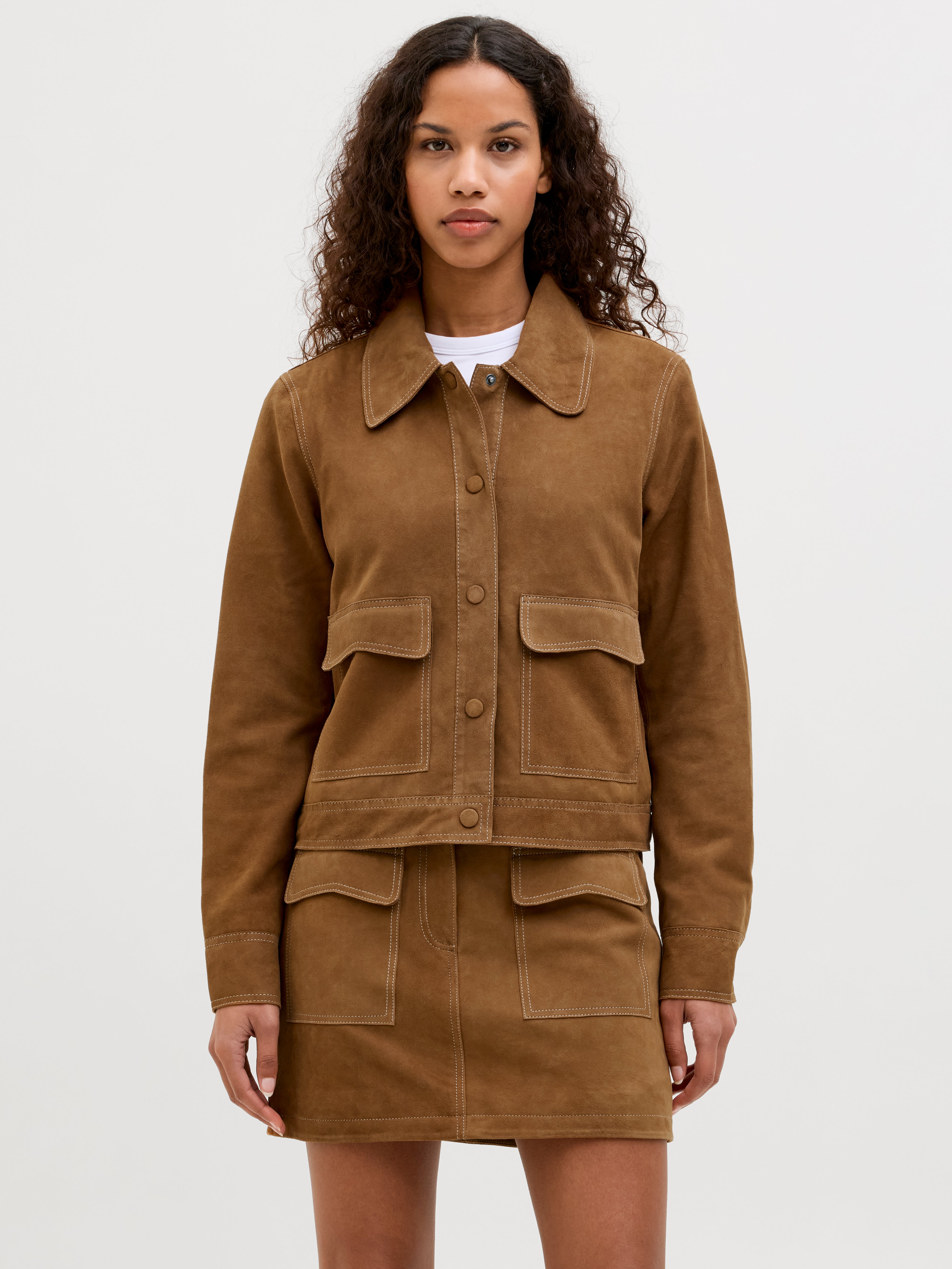 Jxava Jacke Aus Wildleder