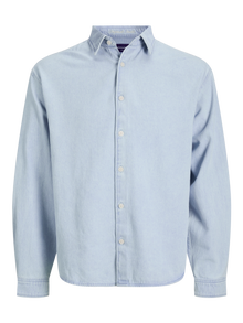 Jack & Jones Loose Fit Denim shirt -Light Blue Denim - 12282775