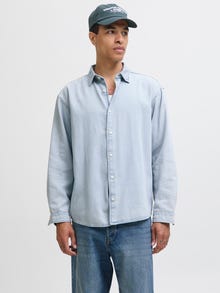 Jack & Jones Loose Fit Denim shirt -Light Blue Denim - 12282775