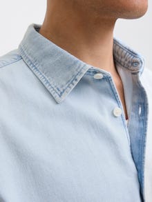Jack & Jones Loose Fit Denim shirt -Light Blue Denim - 12282775