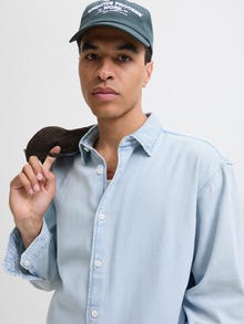 Jack & Jones Loose Fit Denim shirt -Light Blue Denim - 12282775